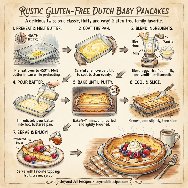 Rustic Gluten Free Dutch Baby Pancakes instructions
