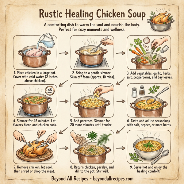 Rustic Healing Chicken Soup instructions