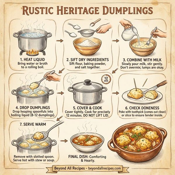 Rustic Heritage Dumplings instructions