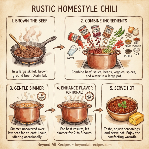 Rustic Homestyle Chili instructions