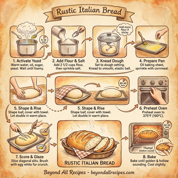 Rustic Italian Bread instructions