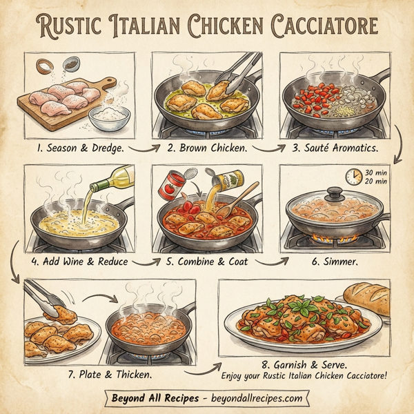 Rustic Italian Chicken Cacciatore instructions