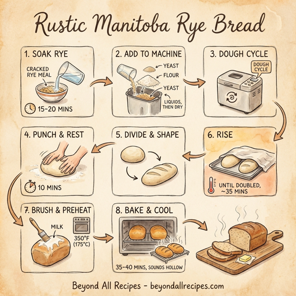 Rustic Manitoba Rye Bread instructions