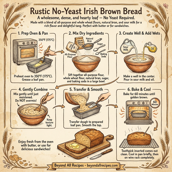 Rustic No-Yeast Irish Brown Bread instructions