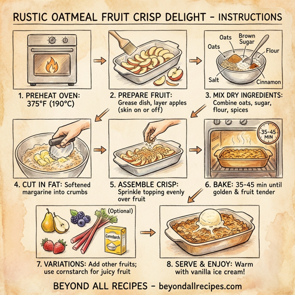 Rustic Oatmeal Fruit Crisp Delight instructions