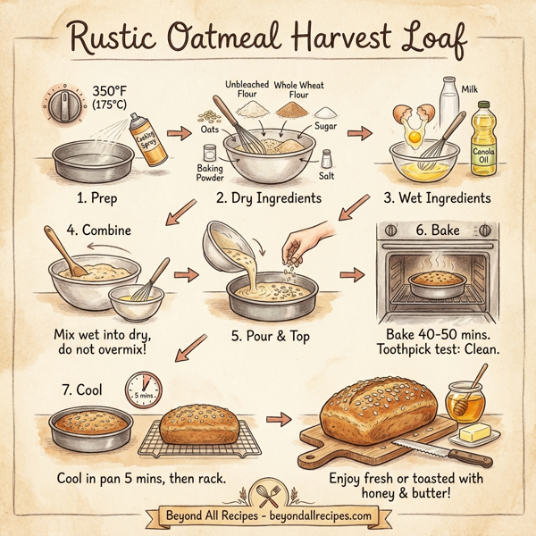 Rustic Oatmeal Harvest Loaf instructions