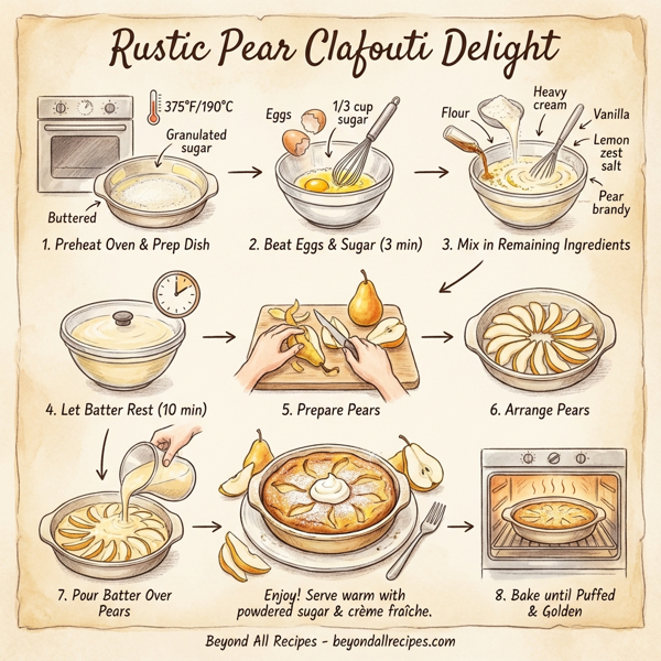 Rustic Pear Clafouti Delight instructions