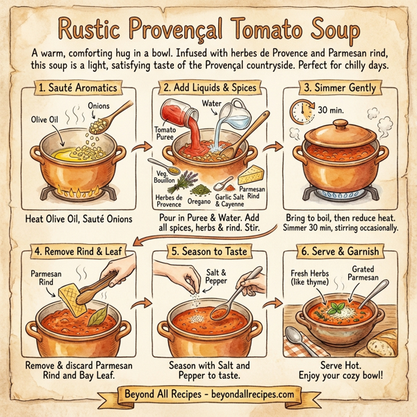 Rustic Provençal Tomato Soup instructions