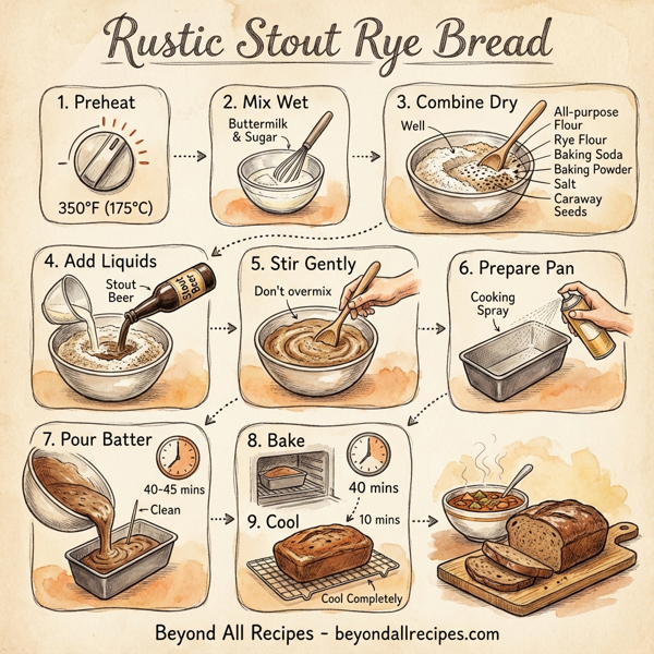 Rustic Stout Rye Bread instructions