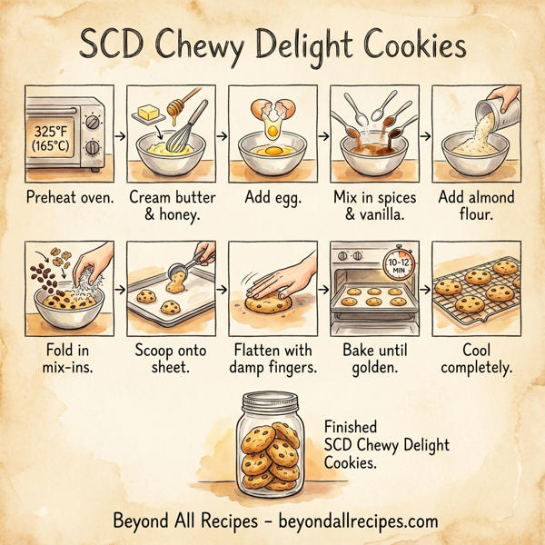 SCD Chewy Delight Cookies instructions