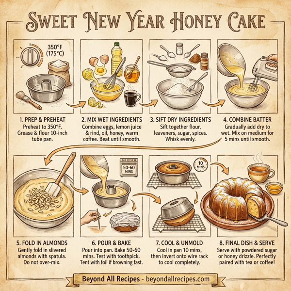 SWEET NEW YEAR HONEY CAKE instructions