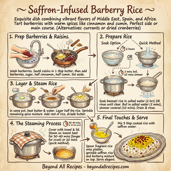 Saffron-Infused Barberry Rice instructions