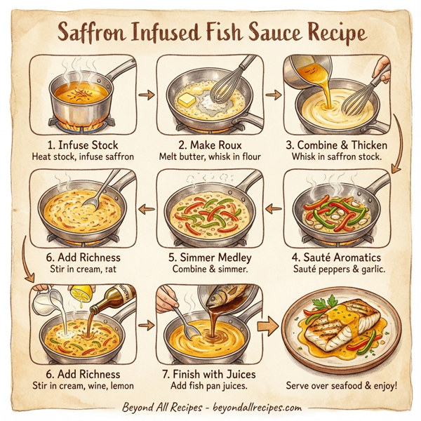Saffron Infused Fish Sauce instructions