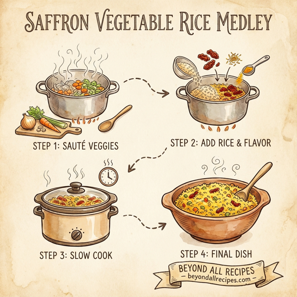 Saffron Vegetable Rice Medley instructions