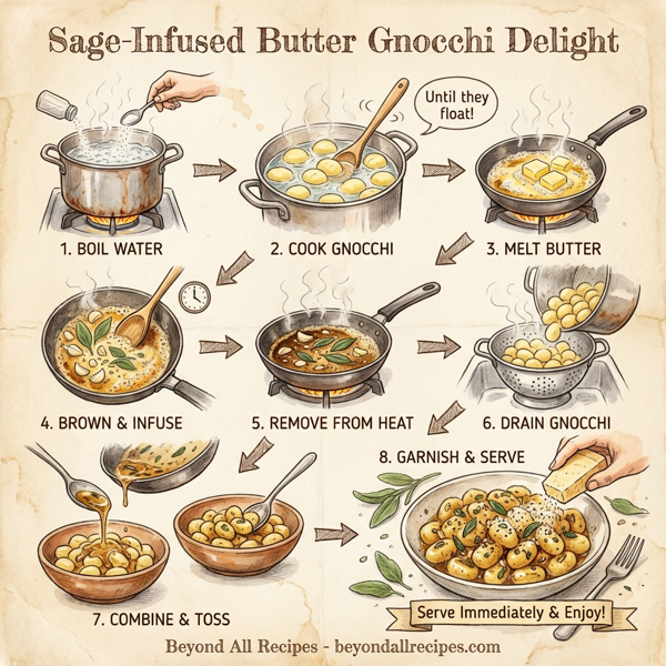Sage-Infused Butter Gnocchi Delight instructions
