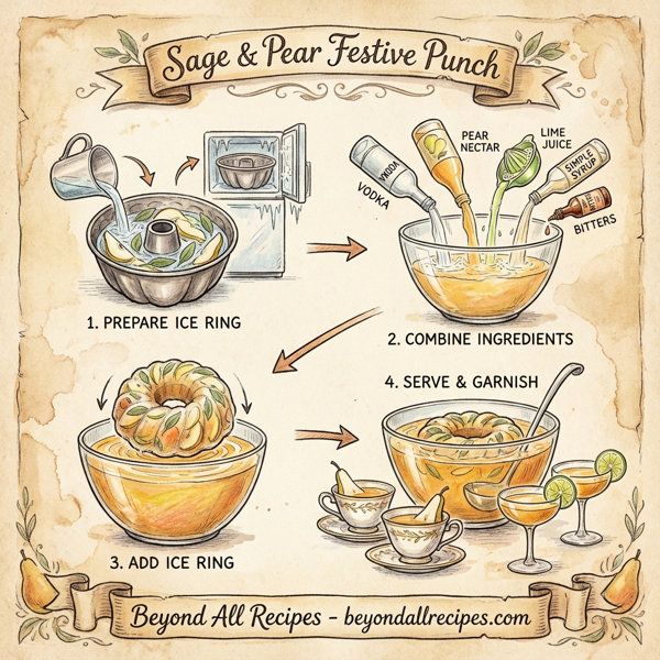 Sage & Pear Festive Punch instructions