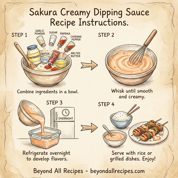 Sakura Creamy Dipping Sauce instructions