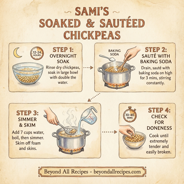 Sami's Soaked and Sautéed Chickpeas instructions