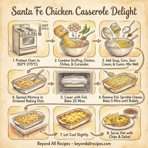 Santa Fe Chicken Casserole Delight instructions