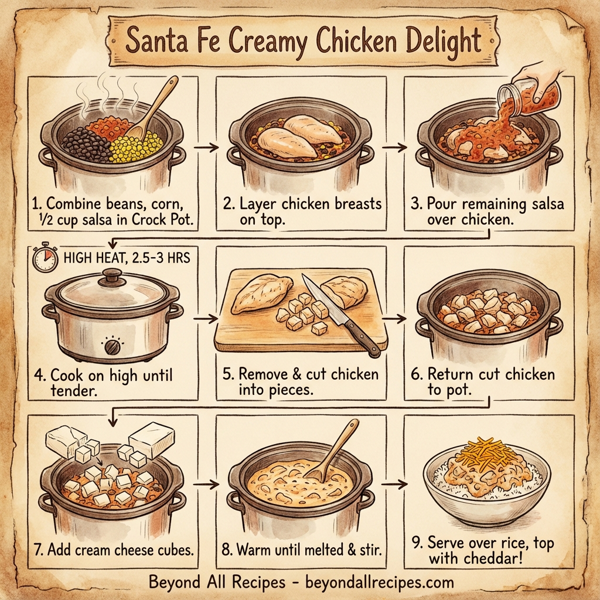 Santa Fe Creamy Chicken Delight instructions