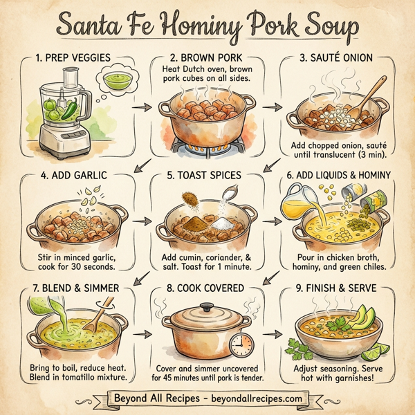 Santa Fe Hominy Pork Soup instructions