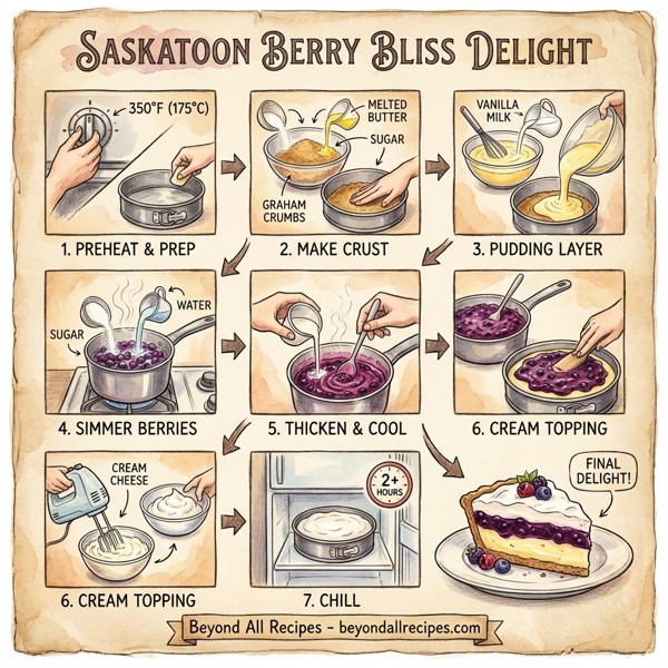 Saskatoon Berry Bliss Delight instructions