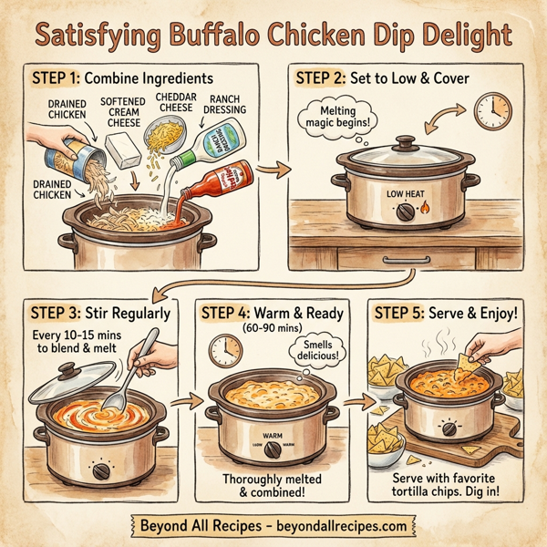 Satisfying Buffalo Chicken Dip Delight instructions