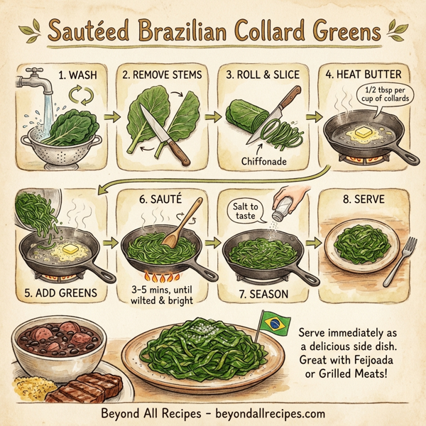 Sautéed Brazilian Collard Greens instructions