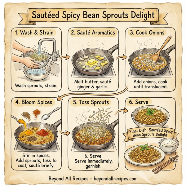 Sautéed Spicy Bean Sprouts Delight instructions