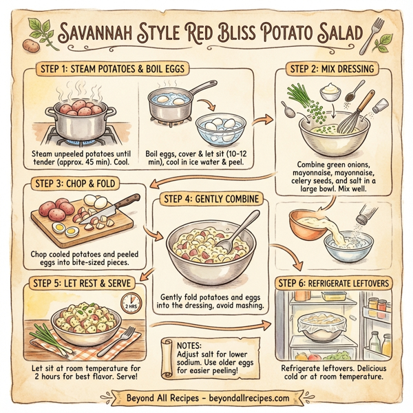 Savannah Style Red Bliss Potato Salad instructions