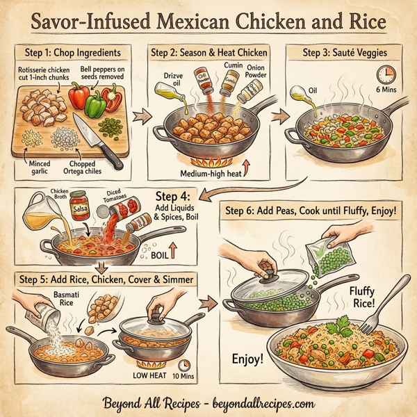 Savor-Infused Mexican Chicken and Rice instructions