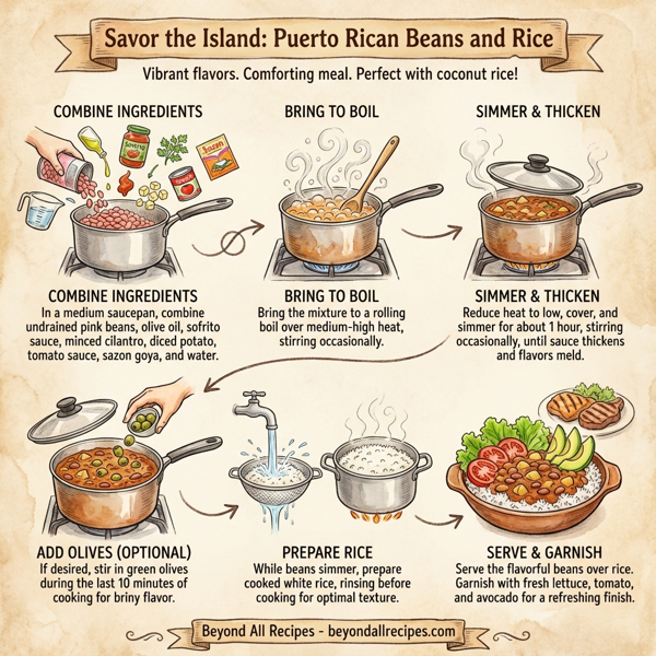 Savor the Island: Puerto Rican Beans and Rice instructions