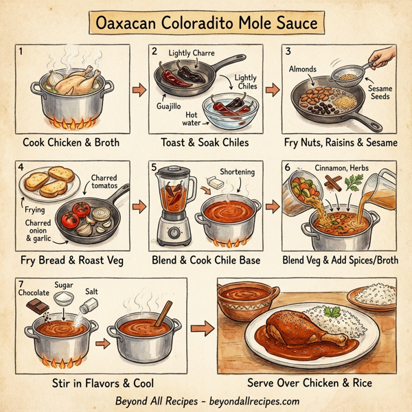Savor the Richness: Oaxacan Coloradito Mole Sauce instructions