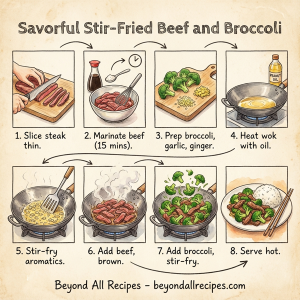 Savorful Stir-Fried Beef and Broccoli instructions