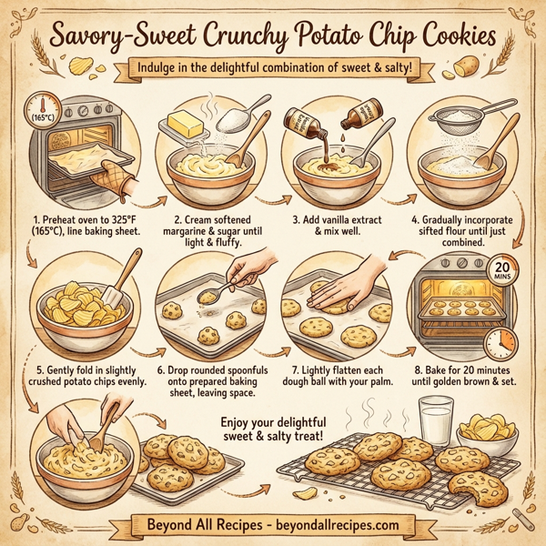 Savory-Sweet Crunchy Potato Chip Cookies instructions