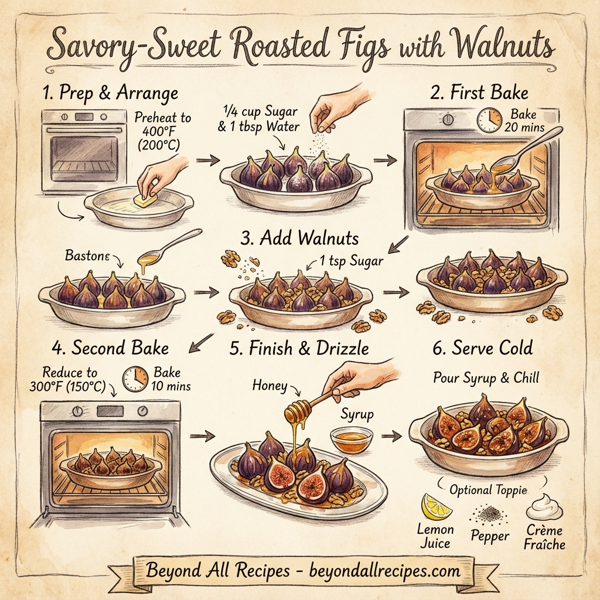 Savory-Sweet Roasted Figs with Walnuts instructions