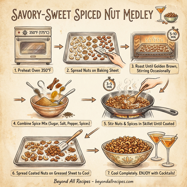 Savory-Sweet Spiced Nut Medley instructions