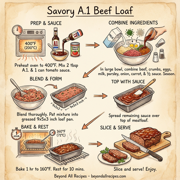 Savory A.1 Beef Loaf instructions