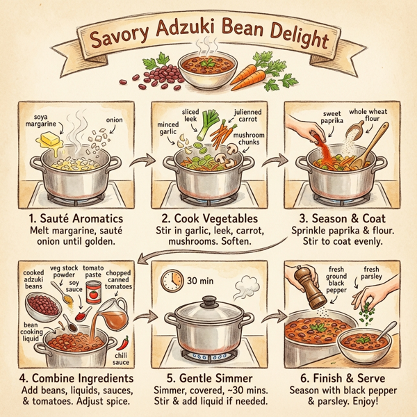 Savory Adzuki Bean Delight instructions