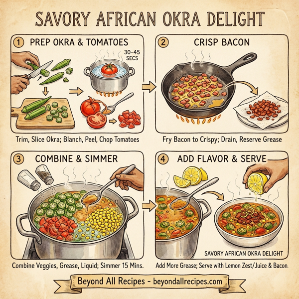 Savory African Okra Delight instructions