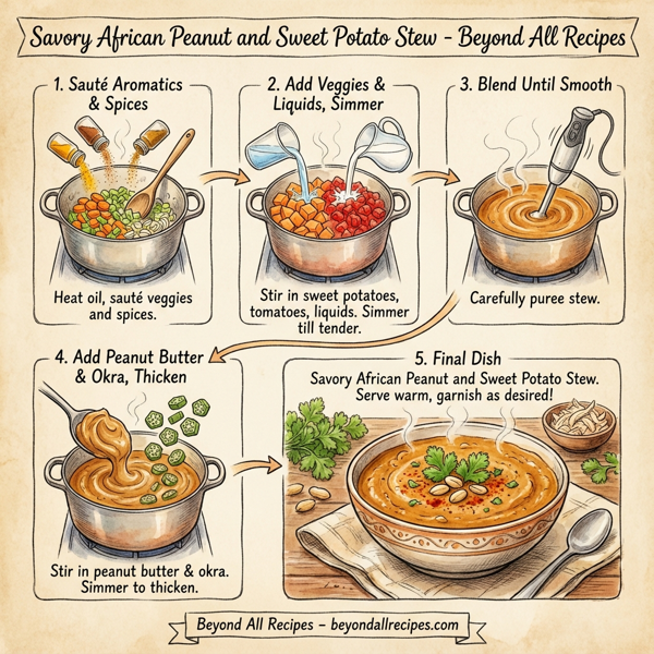 Savory African Peanut and Sweet Potato Stew instructions