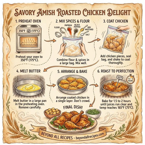 Savory Amish Roasted Chicken Delight instructions