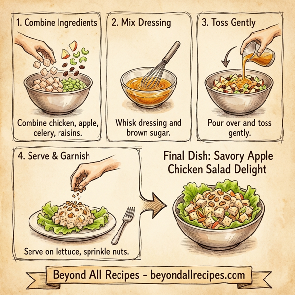 Savory Apple Chicken Salad Delight instructions