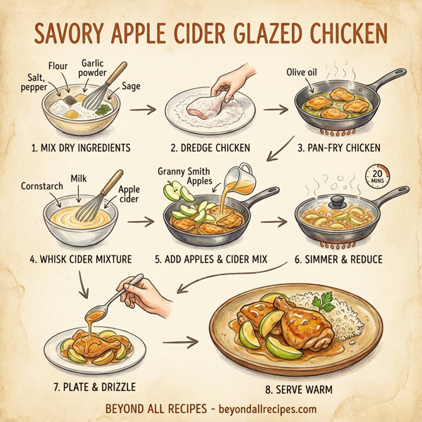 Savory Apple Cider Glazed Chicken instructions