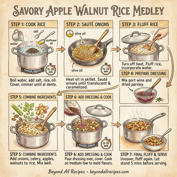 Savory Apple Walnut Rice Medley instructions