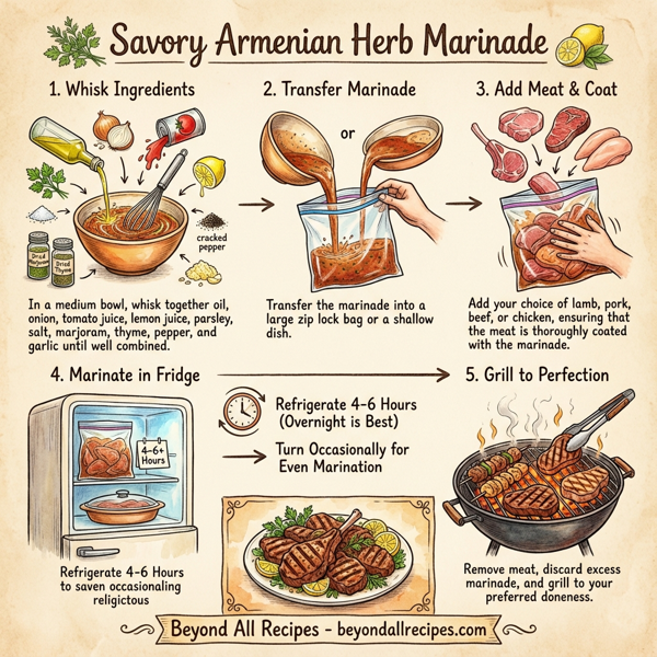Savory Armenian Herb Marinade instructions