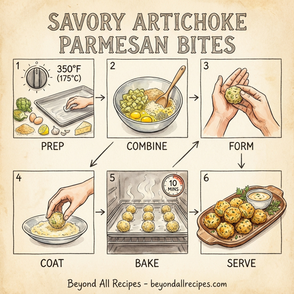 Savory Artichoke Parmesan Bites instructions
