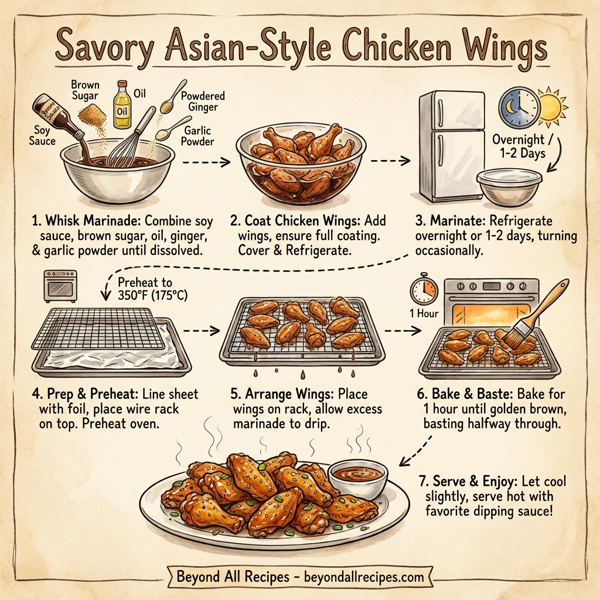 Savory Asian-Style Chicken Wings instructions