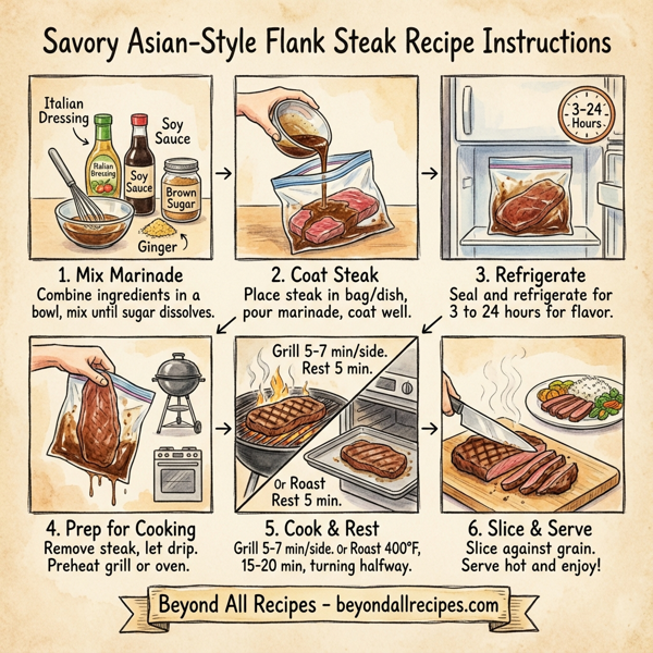 Savory Asian-Style Flank Steak instructions