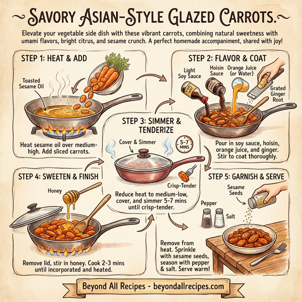 Savory Asian-Style Glazed Carrots instructions